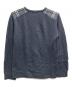 BURBERRY BLACK LABEL (バーバリーブラックレーベル) ショルダーパッチニット グレー サイズ:2：5000円