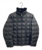 BURBERRY BLACK LABELバーバリーブラックレーベル）の古着「ラビットファーダウンジャケット」｜ブラック
