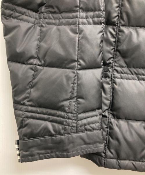 BURBERRY BLACK LABEL（バーバリーブラックレーベル）BURBERRY BLACK LABEL (バーバリーブラックレーベル) ラビットファーダウンジャケット ブラック サイズ:Mの古着・服飾アイテム