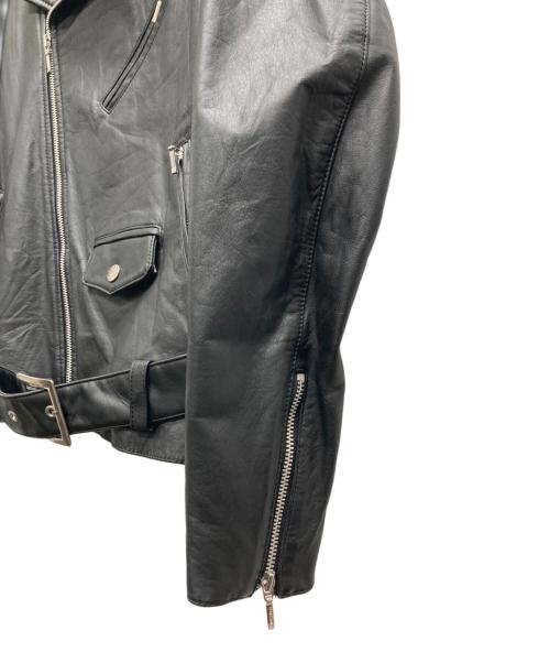 BURBERRY BLACK LABEL（バーバリーブラックレーベル）BURBERRY BLACK LABEL (バーバリーブラックレーベル) ライダースジャケット ブラック サイズ:Mの古着・服飾アイテム