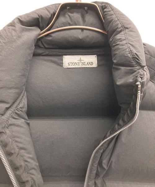 STONE ISLAND（ストーンアイランド）STONE ISLAND (ストーンアイランド) 24AW キルティングダウンベスト ブラック サイズ:Mの古着・服飾アイテム