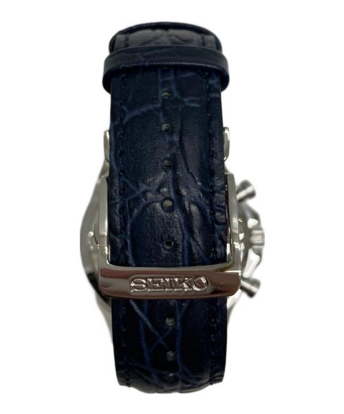 SEIKO（セイコー）SEIKO (セイコー) クロノグラフ SBTR019 ブルーの古着・服飾アイテム