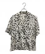 AKIRA NAKAアキラナカ）の古着「ドットパターンショートスリーブシャツジャケット」｜ホワイト