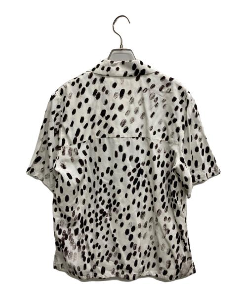 AKIRA NAKA（アキラナカ）AKIRA NAKA (アキラナカ) ドットパターンショートスリーブシャツジャケット ホワイト サイズ:1の古着・服飾アイテム