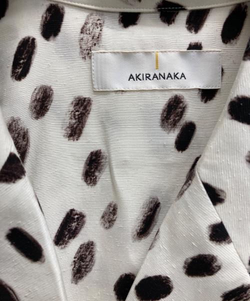 AKIRA NAKA（アキラナカ）AKIRA NAKA (アキラナカ) ドットパターンショートスリーブシャツジャケット ホワイト サイズ:1の古着・服飾アイテム
