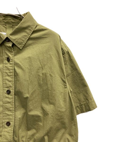 MHL（エムエイチエル）MHL (エムエイチエル) コットンリネンシャツ オリーブ サイズ:1の古着・服飾アイテム