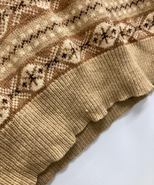 POLO RALPH LAUREN（ポロ・ラルフローレン）POLO RALPH LAUREN (ポロ・ラルフローレン) 90ｓカシミア混ニットベスト ブラウン サイズ:Lの古着・服飾アイテム