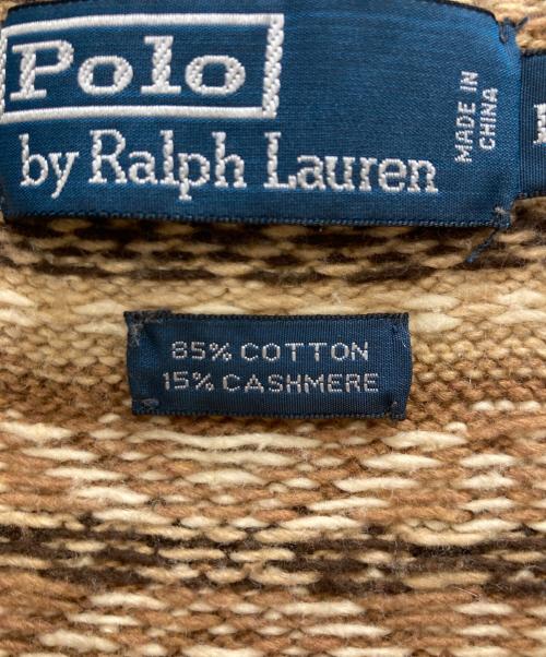 POLO RALPH LAUREN（ポロ・ラルフローレン）POLO RALPH LAUREN (ポロ・ラルフローレン) 90ｓカシミア混ニットベスト ブラウン サイズ:Lの古着・服飾アイテム