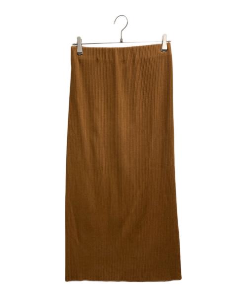 Noble（ノーブル）Noble (ノーブル) トタンテレコタイトスカート ブラウン サイズ:40の古着・服飾アイテム