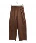 JOURNAL STANDARD（ジャーナルスタンダード）の古着「リネンナイロンストレッチワイドパンツ」｜ブラウン
