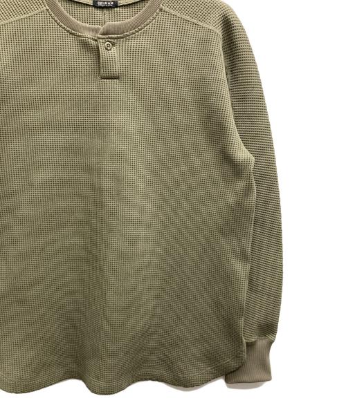 Denham（デンハム）Denham (デンハム) TECH THERMAL LS TEE オリーブ サイズ:記載無しの古着・服飾アイテム