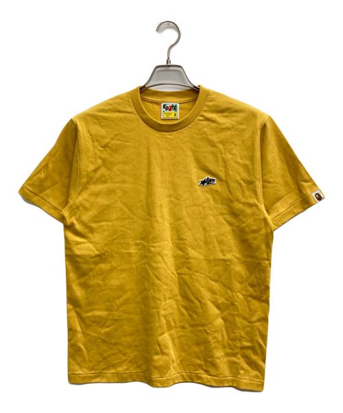 A BATHING APE（ア ベイシング エイプ）A BATHING APE (ア ベイシング エイプ) STA One Point Tee イエロー サイズ:Mの古着・服飾アイテム