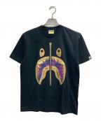 A BATHING APEア ベイシング エイプ）の古着「Camo Shark Tee」｜ブラック