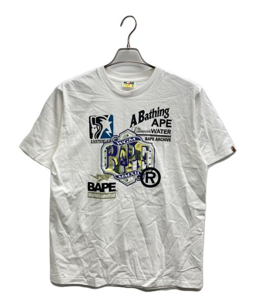 A BATHING APE（ア ベイシング エイプ）A BATHING APE (ア ベイシング エイプ) ARCHIVE GRAPHIC TEE ホワイト サイズ:Mの古着・服飾アイテム