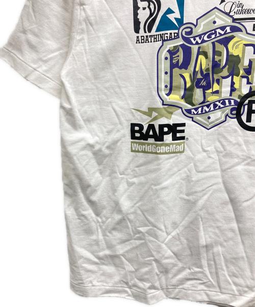 A BATHING APE（ア ベイシング エイプ）A BATHING APE (ア ベイシング エイプ) ARCHIVE GRAPHIC TEE ホワイト サイズ:Mの古着・服飾アイテム