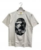 A BATHING APEア ベイシング エイプ）の古着「BIG APE HEAD TEE」｜ホワイト