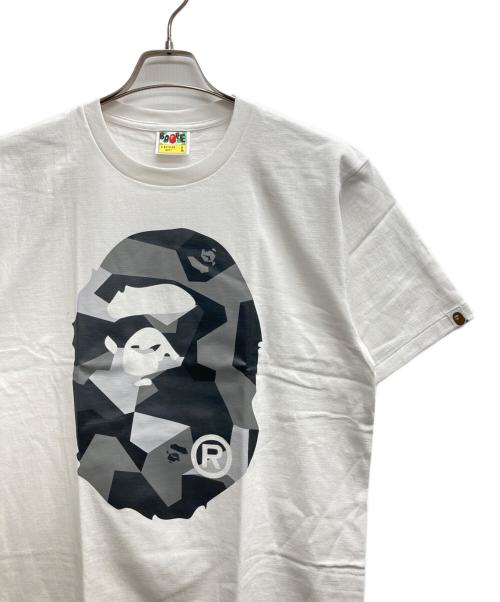 A BATHING APE（ア ベイシング エイプ）A BATHING APE (ア ベイシング エイプ) BIG APE HEAD TEE ホワイト サイズ:Lの古着・服飾アイテム