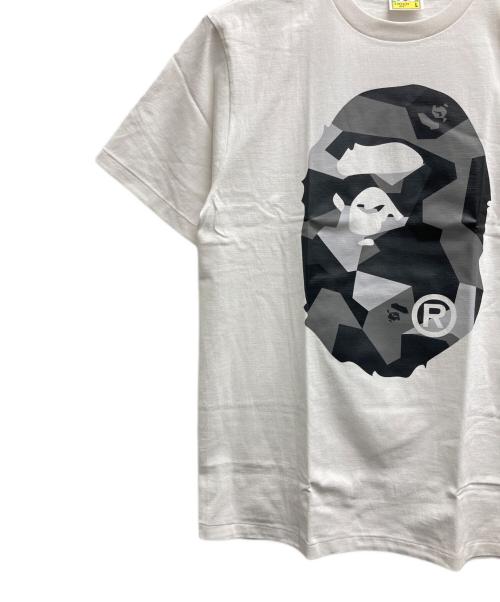 A BATHING APE（ア ベイシング エイプ）A BATHING APE (ア ベイシング エイプ) BIG APE HEAD TEE ホワイト サイズ:Lの古着・服飾アイテム