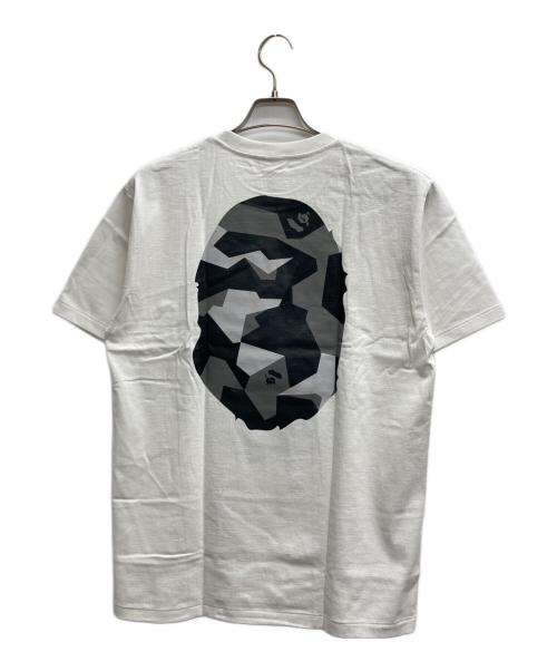 A BATHING APE（ア ベイシング エイプ）A BATHING APE (ア ベイシング エイプ) BIG APE HEAD TEE ホワイト サイズ:Lの古着・服飾アイテム