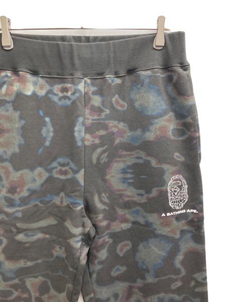 A BATHING APE（ア ベイシング エイプ）A BATHING APE (ア ベイシング エイプ) BAPE THERMOGRAPHY SWEAT PANTS グリーン サイズ:Lの古着・服飾アイテム