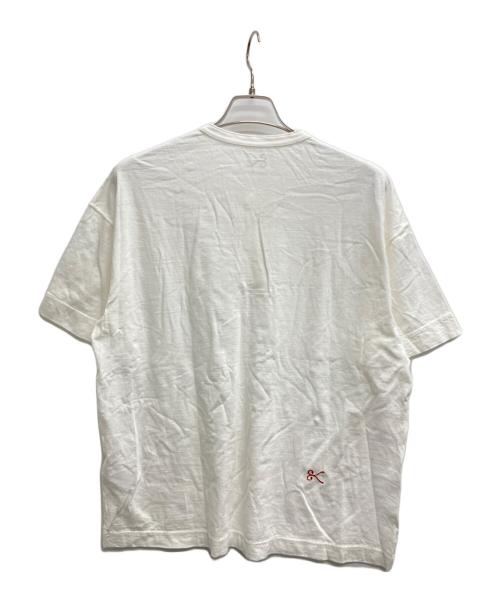 Denham（デンハム）Denham (デンハム) ヘンリーネックカットソー ホワイト サイズ:記載無しの古着・服飾アイテム