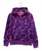 A BATHING APEア ベイシング エイプ）の古着「ABC SHARK FULL ZIP HOODIE」｜パープル