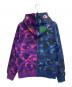 A BATHING APE (ア ベイシング エイプ) COLOR CAMO SEPARATE SHARK FZ HOODIE パープル×ネイビー サイズ:L：25000円