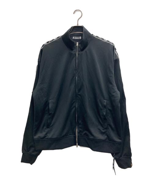 A BATHING APE（アベイシングエイプ）A BATHING APE (ア ベイシング エイプ) Mastermind JAPAN (マスターマインド ジャパン) コラボトラックジャケット ブラック サイズ:XLの古着・服飾アイテム