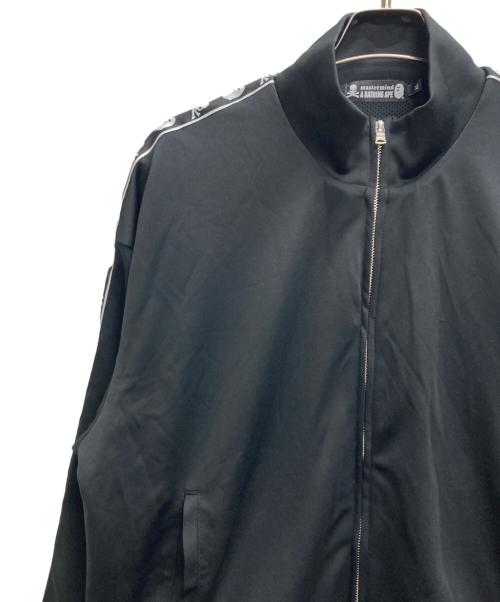 A BATHING APE（アベイシングエイプ）A BATHING APE (ア ベイシング エイプ) Mastermind JAPAN (マスターマインド ジャパン) コラボトラックジャケット ブラック サイズ:XLの古着・服飾アイテム
