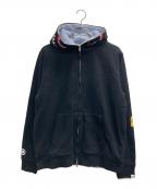 A BATHING APEア ベイシング エイプ）の古着「2nd Shark Full Zip Hoodie」｜ブラック