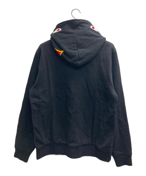 A BATHING APE（ア ベイシング エイプ）A BATHING APE (ア ベイシング エイプ) 2nd Shark Full Zip Hoodie ブラック サイズ:XLの古着・服飾アイテム
