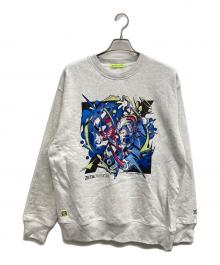 ZETA DIVISION（ゼータ ディヴィジョン）の古着「K4SEN ANIME ILLUST. CREW NECK」｜グレー