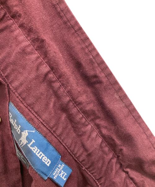 POLO RALPH LAUREN（ポロ・ラルフローレン）POLO RALPH LAUREN (ポロ・ラルフローレン) ボタンダウンシャツ ボルドー サイズ:XLの古着・服飾アイテム