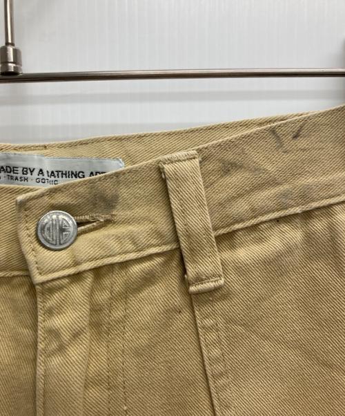 A BATHING APE（ア ベイシング エイプ）A BATHING APE (ア ベイシング エイプ) ハーフパンツ ベージュ サイズ:Mの古着・服飾アイテム