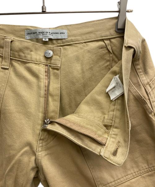 A BATHING APE（ア ベイシング エイプ）A BATHING APE (ア ベイシング エイプ) ハーフパンツ ベージュ サイズ:Mの古着・服飾アイテム