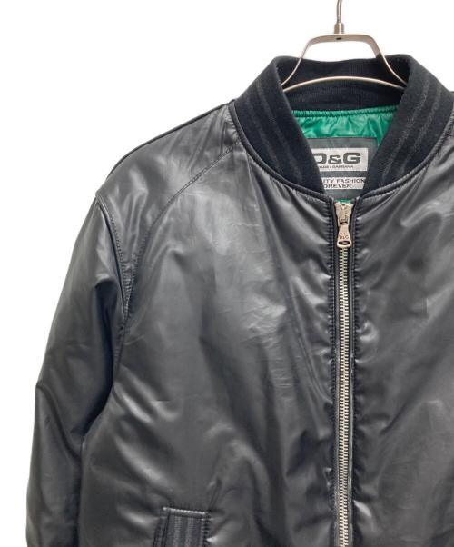 DOLCE & GABBANA（ドルチェ＆ガッバーナ）DOLCE & GABBANA (ドルチェ＆ガッバーナ) ブルゾン ブラック サイズ:52の古着・服飾アイテム