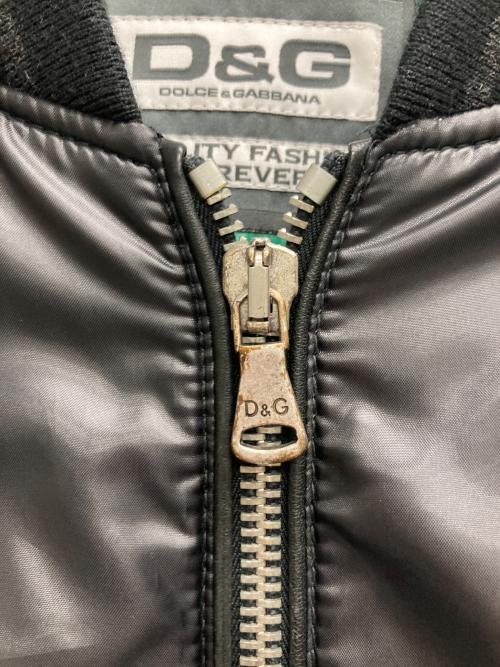 DOLCE & GABBANA（ドルチェ＆ガッバーナ）DOLCE & GABBANA (ドルチェ＆ガッバーナ) ブルゾン ブラック サイズ:52の古着・服飾アイテム