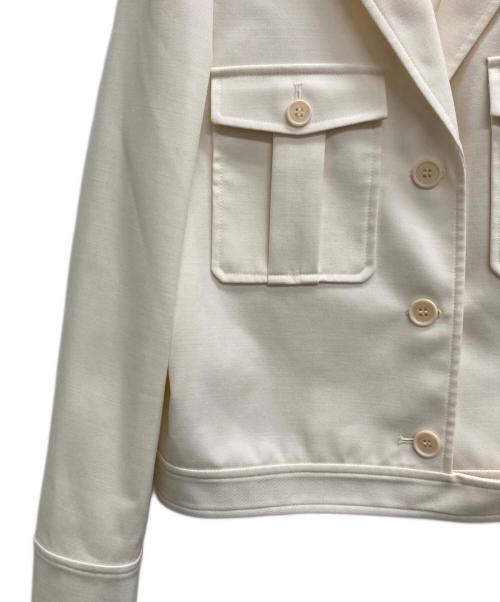 theory（セオリー）theory (セオリー) Textured GAB BXY Military JKT ホワイトの古着・服飾アイテム