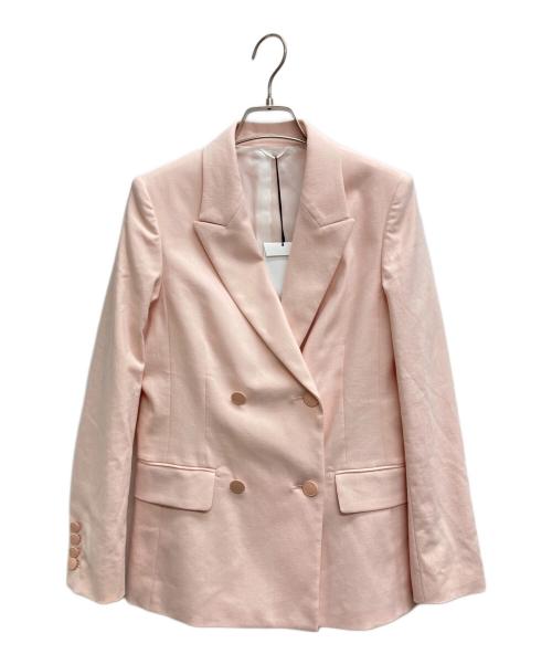 ANAYI（アナイ）ANAYI (アナイ) ダブルジャケット ピンク サイズ:34 未使用品の古着・服飾アイテム