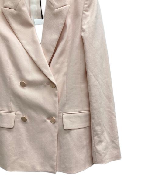 ANAYI（アナイ）ANAYI (アナイ) ダブルジャケット ピンク サイズ:34 未使用品の古着・服飾アイテム