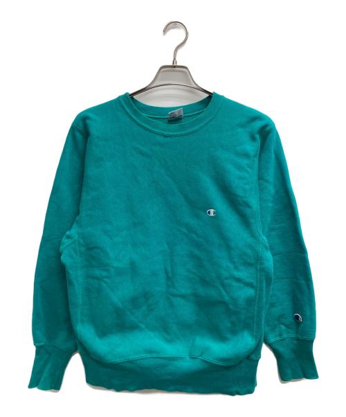 Champion REVERSE WEAVE（チャンピオン リバース ウィーブ）Champion REVERSE WEAVE (チャンピオン リバース ウィーブ) スウェット ターコイズ サイズ:Mの古着・服飾アイテム