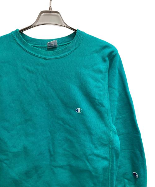 Champion REVERSE WEAVE（チャンピオン リバース ウィーブ）Champion REVERSE WEAVE (チャンピオン リバース ウィーブ) スウェット ターコイズ サイズ:Mの古着・服飾アイテム