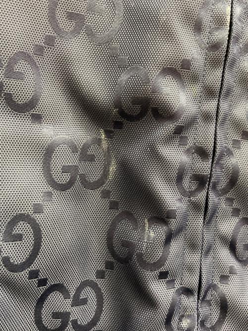 GUCCI（グッチ）GUCCI (グッチ) GGリバーシブルブルゾン ネイビー サイズ:46の古着・服飾アイテム