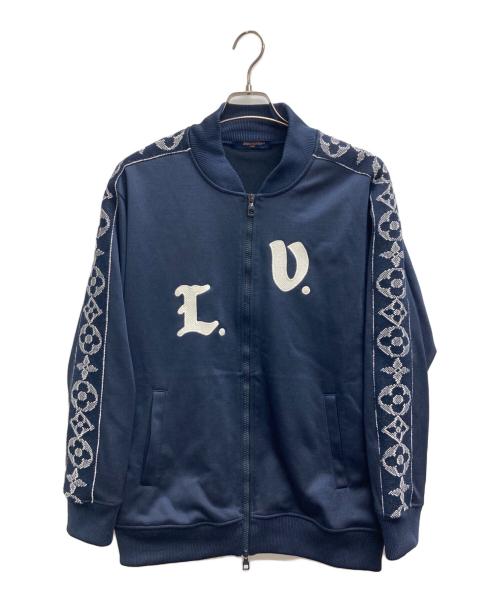 LOUIS VUITTON（ルイ ヴィトン）LOUIS VUITTON (ルイ ヴィトン) LVフラワーバンドトラックジャケット ネイビー サイズ:XLの古着・服飾アイテム