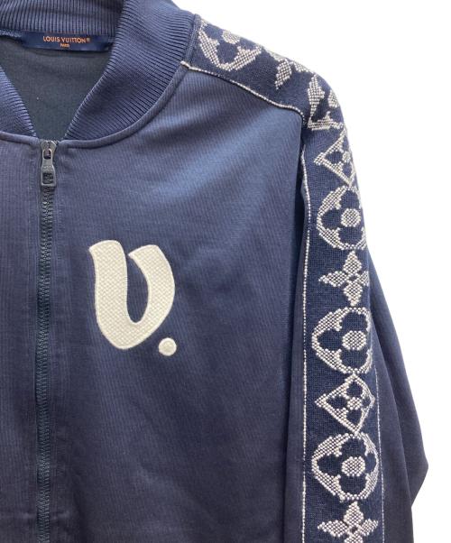 LOUIS VUITTON（ルイ ヴィトン）LOUIS VUITTON (ルイ ヴィトン) LVフラワーバンドトラックジャケット ネイビー サイズ:XLの古着・服飾アイテム