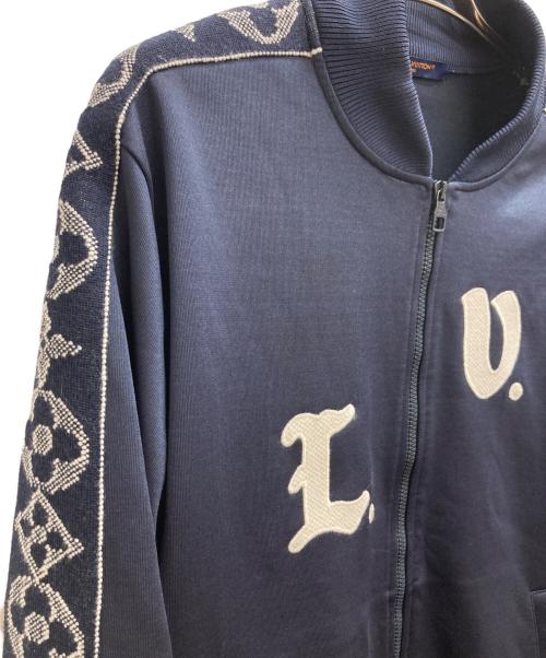 LOUIS VUITTON（ルイ ヴィトン）LOUIS VUITTON (ルイ ヴィトン) LVフラワーバンドトラックジャケット ネイビー サイズ:XLの古着・服飾アイテム