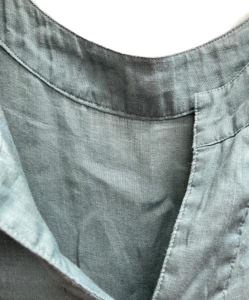 BEAUTY&YOUTH UNITED ARROWS（ビューティーアンドユースユナイテッドアローズ）BEAUTY&YOUTH UNITED ARROWS (ビューティーアンドユースユナイテッドアローズ) フレンチリネン ノースリーブマキシワンピース スカイブルー サイズ:表記無し（実寸サイズをご参照下さい）の古着・服飾アイテム