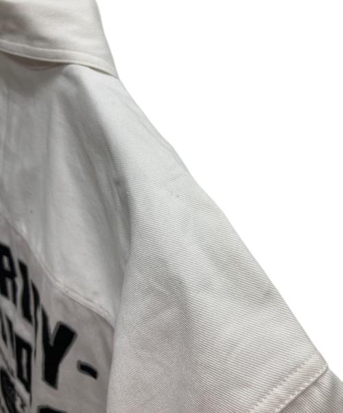 HARLEY-DAVIDSON（ハーレーダビッドソン）HARLEY-DAVIDSON (ハーレーダビッドソン) 半袖シャツ ホワイト サイズ:Lの古着・服飾アイテム