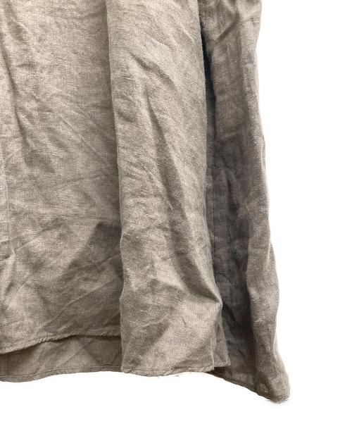 journal standard L'essage（ジャーナルスタンダード レサージュ）journal standard L'essage (ジャーナルスタンダード レサージュ) フレンチリネンワンピース ブラウン サイズ:38の古着・服飾アイテム