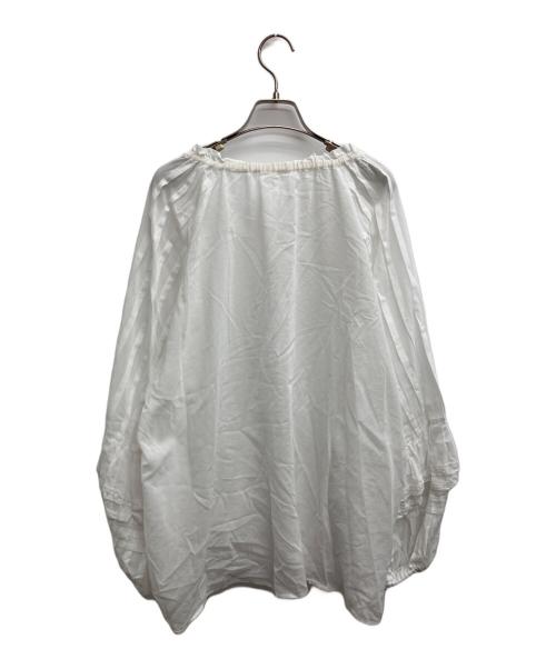 DEUXIEME CLASSE（ドゥーズィエム クラス）DEUXIEME CLASSE (ドゥーズィエム クラス) Feminine シアーブラウスシャツ ホワイト サイズ:不明（実寸サイズをご確認ください）の古着・服飾アイテム